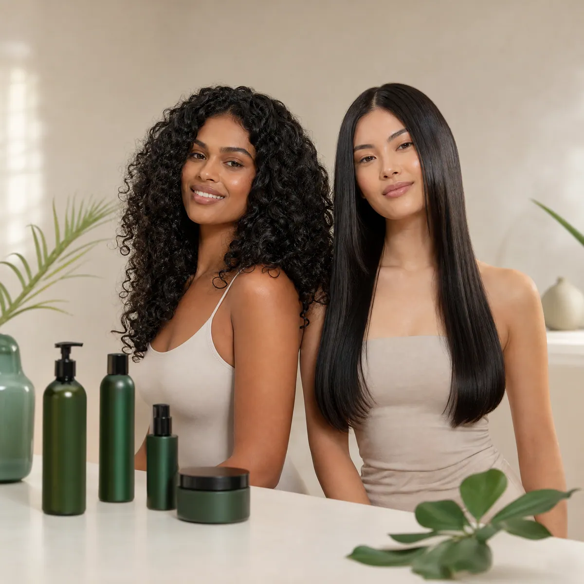 Curl & straight private label products